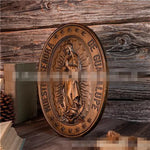 Holy Relic Guadalupe Beech Wood Home Decoration Chrismtas Figures Religious Reliefs Church Souvenirs Catholic Gift