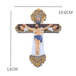 Holy Trinity Cross Wall Decor Jesus Ascended To Heaven Day Chrisitian Religious Crucifixo Catholic Church Orthodox Figures