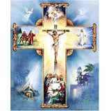 Jesus Cross Diamond 5D Diy Paiting Religious Figures Picture Embroidery Mosaic Virgen Maria Home Decor Church Utensils Catholic