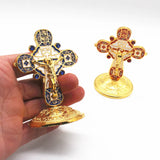 Jesus Cross Icons Orthodox Crucifix Home Decoration Religious Church Utensils Relic Catholic Wall Decor