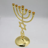 Menorah Candle Holder 7 Branch Isral Style 21cm Candelabra Jewish Candlestick Home Decoration
