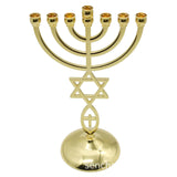 Menorah Candle Holder 7 Branch Isral Style 21cm Candelabra Jewish Candlestick Home Decoration