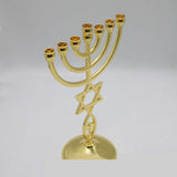 Menorah Candle Holder 7 Branch Isral Style 21cm Candelabra Jewish Candlestick Home Decoration