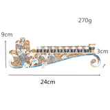 Menorah Candle Holder Resin Home Decoration Hanukkah David Star Jewish 9 Branch Candelabra Judaica Religious Decor
