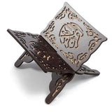 Muslim Bookshelf Wooden Carving Craft Islam Chanting Bookcase Home Decoration Church Utensils