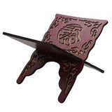 Muslim Bookshelf Wooden Carving Craft Islam Chanting Bookcase Home Decoration Church Utensils