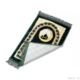 Muslim Carpet Crescent Mosque Rug Worship Blanket Islam Prayer Mat Soft Eid Home Decor
