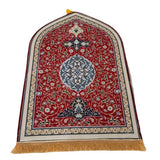 Muslim Carpet Velvet Kneeling Rug Islam Prayer Mat Ramadan Gift Church Utensils Islamic Eid Home Decoration