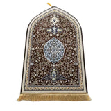 Muslim Carpet Velvet Kneeling Rug Islam Prayer Mat Ramadan Gift Church Utensils Islamic Eid Home Decoration