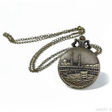 Muslim Pocket Watch Islamic Characteristic Quartz Mosque Islam Church Utensils