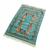 Muslim Worship Mat Prayer Rugs Chenille Cotton Islamic Blanket Home Decoration Church Utensils Portable Carpet