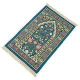 Muslim Worship Rug Chenille Blanket Islamic Mat Prayer Home Decor Portable Carpet Church Utensils