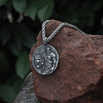 Norse God Tyr Stainless Steel Pendant Necklace Good Quality Viking Jewelry