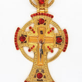 Orthodox Cross Decor Jesus Church Utensils Religious Christ Prayer Crucifix Home Decoration Christmas Figures 120cm Chain