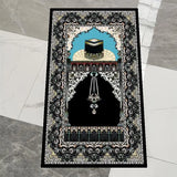 Prayer Carpet Muslim Blanket Eid Islam Non Slip Rug Islamism Worship Home Decoration 3D