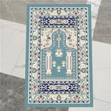 Prayer Carpet Muslim Blanket Eid Islam Non Slip Rug Islamism Worship Home Decoration 3D