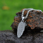 Stainless Steel Nordic Viking Jewelry Norse God Wise Mimir Head Figure Amulet Necklace
