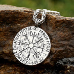 Stainless Steel Viking Jewelry Norse Goddess Freya Amulet Necklace