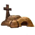 The Empty Tomb Wooden Easter Mincice Church Utensils Birth Christmas Crib Nativity Scene Figures Religious Catholic And Orthodox