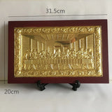 The Last Supper Icon Catholic Church Utensils Home Decor Orthodox Figures Religious Christ Resin Crafts
