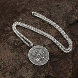 Viking Jewelry Stainless Steel Norse Mythology Frigg Pendant Necklace