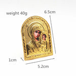 Virgin Mary Icons Orthodox Home Decoration Catholic Relic Church Utensils Table Decor Holy Family Jesus Crucifix