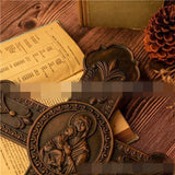 Virgin With Child Beech Wooden Cross Wall Hangers Decoration Catholic Jesus Christ Christmas Church Souvenirs