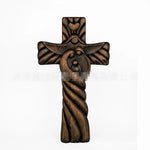 Virgin With Child Beech Wooden Cross Wall Hangers Decoration Catholic Jesus Christ Christmas Church Souvenirs