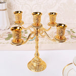 Wedding Candlestick Five Branch Home Decoration Candle Holder Dinner Candleight Hoetal Nordic Candelabra
