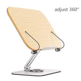 Wooden Bible Reading Rack Adjustable Book Holder Foldable Christ Desktop Student Cookbook Stand BookShelf Church Utensils Decor