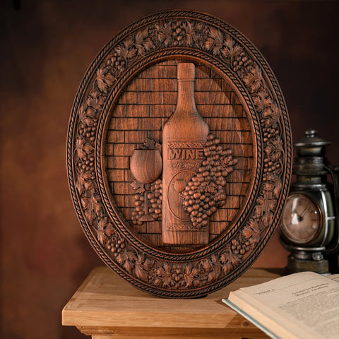 Wooden Wine Wall Decor Beautiful Wine Cellar Wall Sign Wine Wall Art Retro Home Decor Bar Decor Mural Wine Lover Gift