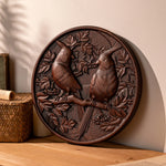 Wooden cardinal ornaments souvenir cardinals birds country farmhouse home wall art decoration home living room ornaments