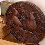 Wooden cardinal ornaments souvenir cardinals birds country farmhouse home wall art decoration home living room ornaments