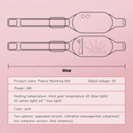 Menstrual Heating Pad Warm Palace Hot Waist Belt Relieve Menstrual Pain Hot Compress Massager for Woman Girl Belly Back Heating