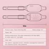 Menstrual Heating Pad Warm Palace Hot Waist Belt Relieve Menstrual Pain Hot Compress Massager for Woman Girl Belly Back Heating