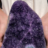 1pc 3.57LB-4.81LB Exquisite Gorgeous Natural Colored Crystal String Ornament, Amethyst Rough Stone, Ideal For Single Gifts