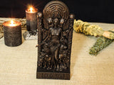 Black Hecate Statue, Black Greek Goddess Figure, Greek Goddess Hecate, Carved Greek figurine, Greek Mythology, Greek Altar, Pagan Gift