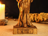 Nyx Statue, Goddess of the Moon, Greek Goddess Figure, Nyx Goddess Statue, Greek Mythology, Greek Altar, Greek Statue, Pagan Statue