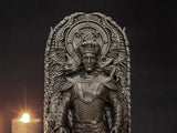Black Bael King Statue, Bael King Goetia Figure, Goetia Demon Statue, Demonology Figure, Black demon Statue, Occult Statue, Satan Statue