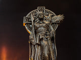 Black Morrigan Statue, Carved Morrigan Figurine, Celtic Goddess Figure, Goddess of the War, Wooden Morrigan Statue, Celtic Altar Figure