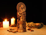 Wood Sculpture Collection-Eir Statue, Goddess of Healing, Eir Altar Figure, Viking Goddess Figurine, Heathen Altar, Norse Pagan Altar, Norse Gods, Viking Mythology