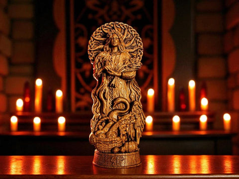 Sif Statue, Sif Figure, Sif Norse Goddess Statue, Viking Statue, Norse Pagan, Custom God Statue, Asatru, Norse Pagan Decor, Norse Figurine