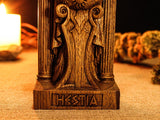 Wood Sculpture Collection-Hestia Statue, Greek Goddess Hestia, Greek Goddess Figure, Greek Statue, Greek Mythology, Greek Sculpture, Pagan Figure, Greek Gods
