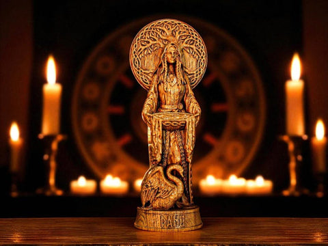 Danu Statue, Celtic Goddess Danu, Danu Figurine, Celtic Goddess Statue, Irish Statue, Celtic Mythology, Celtic Altar, Pagan Figure