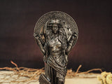 Black Asteria Statue, Greek Goddess Asteria, Asteria Altar Figure, Greek Goddess Figure, Greek Sculpture, Greek Altar, Greek Mythology