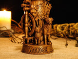Mokosh Statue, Slavic Goddess Mokosh, Wooden Mokosh Figure, Altar Figurine, Slavic Goddess Statue, Slavic Mythology, Pagan Altar