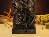 Black Asmodeus Statue, Goetia Demon Figure, Occult Statue, Demon Statue, Demonology, Satan Statue, Carved Pagan Decor, Pagan Altar