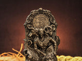 Black Asmodeus Statue, Goetia Demon Figure, Occult Statue, Demon Statue, Demonology, Satan Statue, Carved Pagan Decor, Pagan Altar