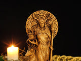 Elen of the Ways Statue, Celtic Goddess Elen, Celtic Goddess Statue, Celtic Mythology, Norse Figurine, Pagan Statue, Pagan Altar Figure