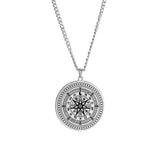 Dawapara Religious Solomon Necklace Magic Square Talisman Pendants Protection Wealth Amulet Stainless Steel Jewelry